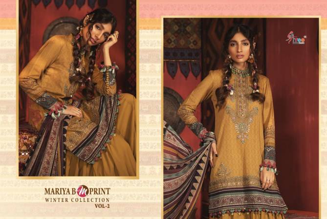 Shree Maria B Mprint Winter Collection 2 Latest Fancy Casual Wear  Pakistani Salwar Suits Collection
