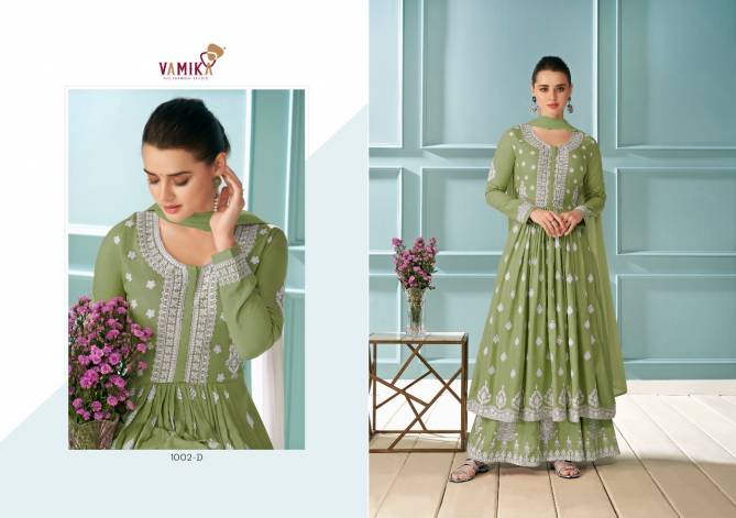 Vamika Lakhnawi Colour Plus 1 Latest Fancy Wedding Wear Designer Wear Ready Made Collection
