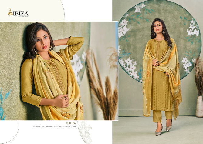 Ibiza Flora Masleen With Fancy Embroidery Festive Wear Exclusive Latest Salwar Kameez Collection
