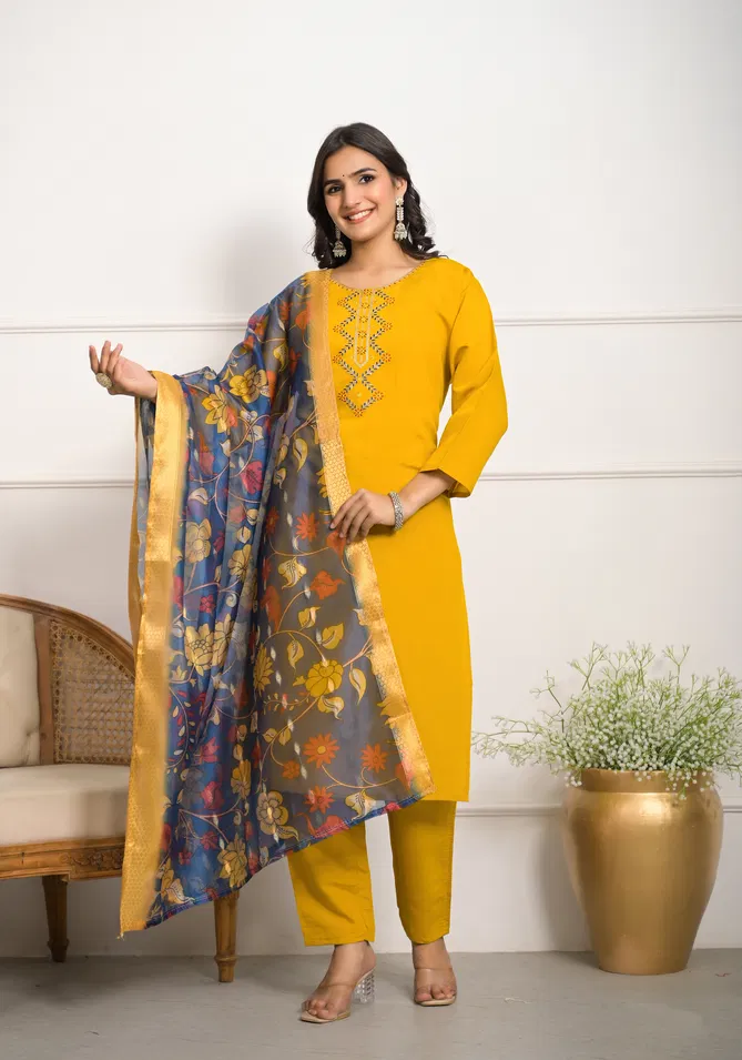 Tanisha Vol 16 By An Bazaar Kurti With Bottom Dupatta Suppliers In India