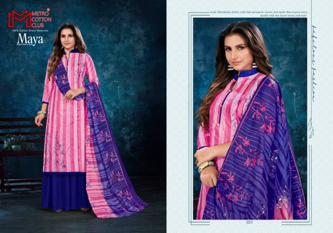 Metro Maya Vol 3 Latest Designer Daily Wear Pure Printed Cotton Dress Material Collection 