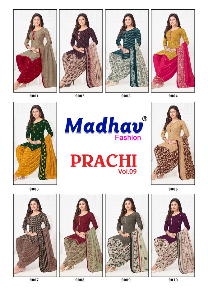 Prachi Vol 9 By Madhav Cotton Printed Dress Material Orders In India