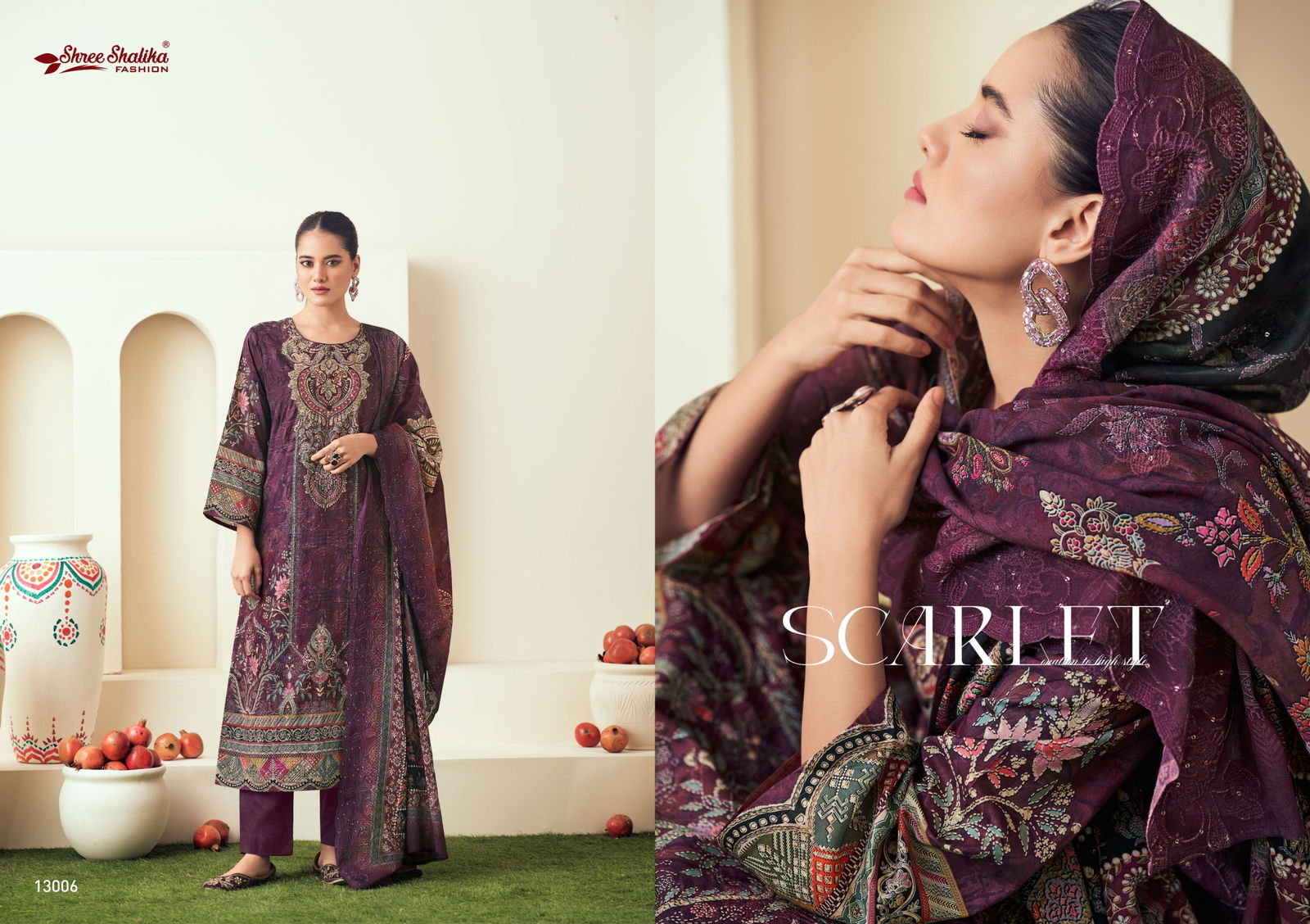 Mannat Vol 13 By Shree Shalika Printed Lawn Cotton Dress Material Orders In India