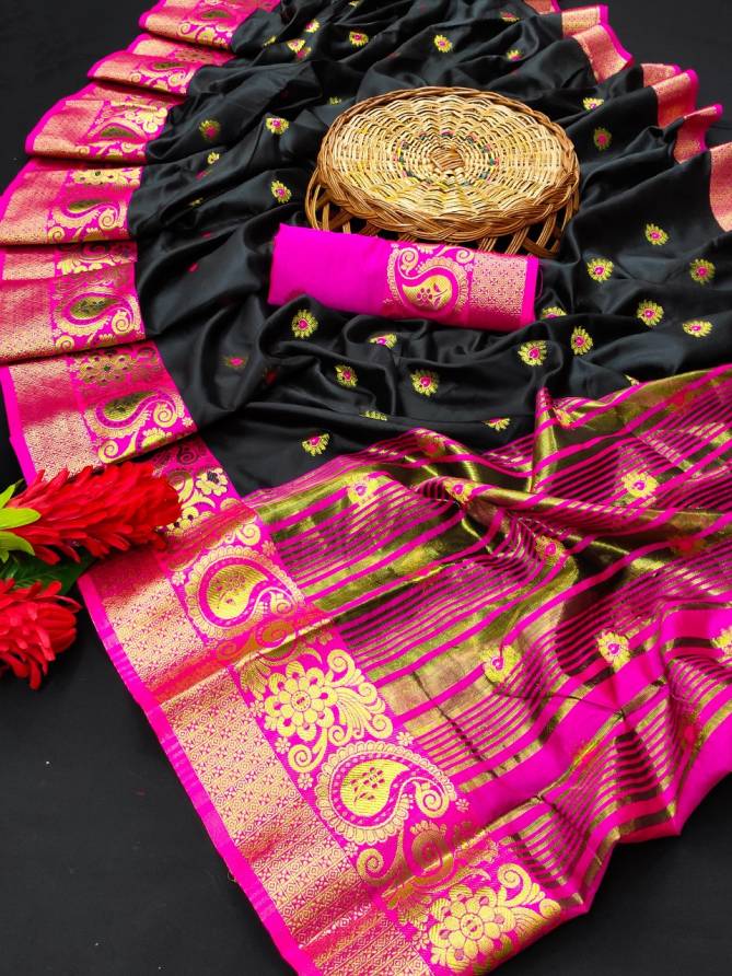 Korvai Kanjivaram Zari Silk Festive Wear Designer Saree Collection