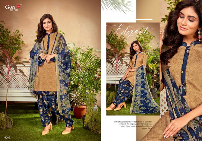 Gori Ekta Vol 6 Latest Regular Wear Printed Cotton With Beautiful Gala Tie Dress Material Collection 