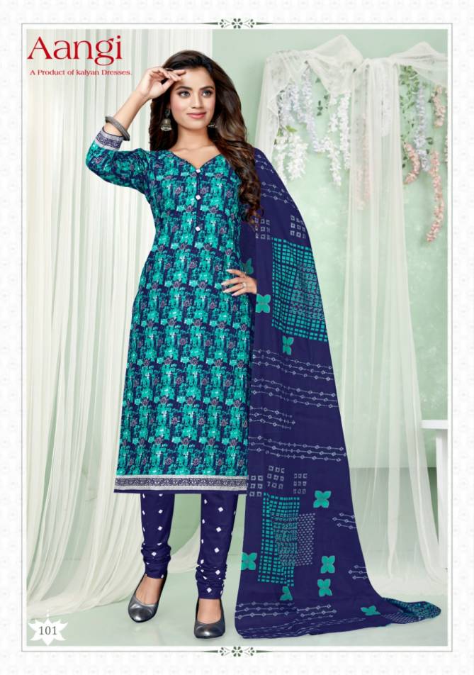 Kalyan Aangi Vol 1 Latest Designer Casual Wear Pure Cotton Dress Material Collection 
