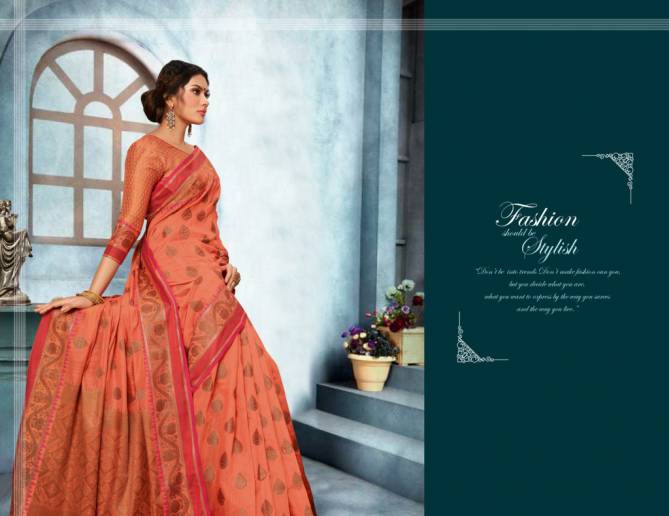 Sangam Shubhangi Latest Designer Collection Fancy Wedding Wear Heavy Linen silk Heavy Sarees
