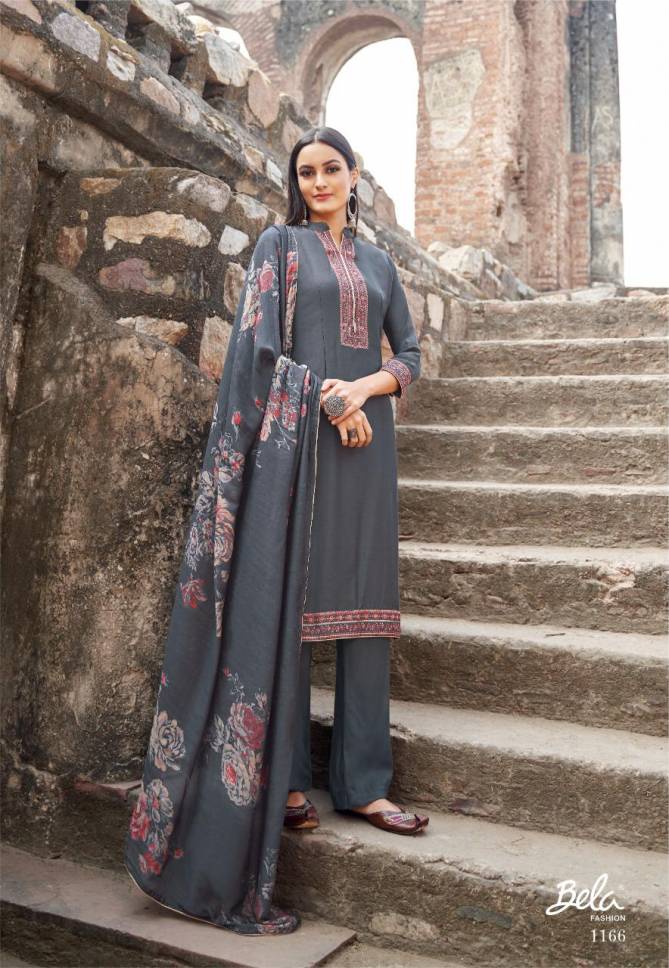 Bela Maahi 1161 Series Designer Exclusive Casual Wear Dress Material Collection
