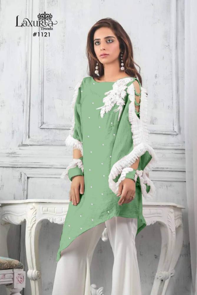 Luxuria Trendz 1121 Latest Designer Party Wear Stylish Top With Bottom Collection 