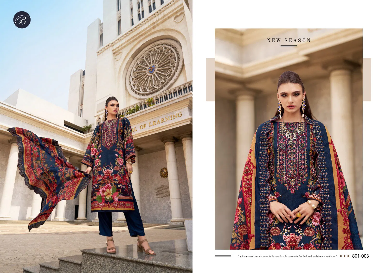  Guzarish by Belliza  Vol 20 Cotton Digital Printed Dress Material