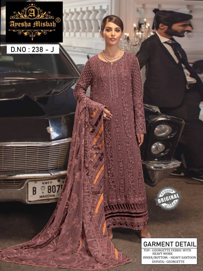 AM 238 Georgette Pakistani Suits Catalog