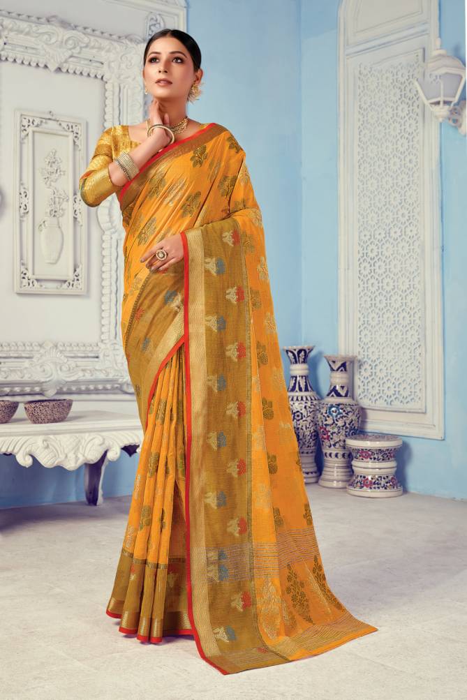 Sangam Deepika Latest Festive Wear Handloom Cotton Fancy Designer Sarees Collection
