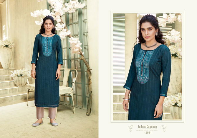 Kalaroop Pili 3 New Collection Fancy Latest Designer Ethnic Party Wear Kurtis Collection
