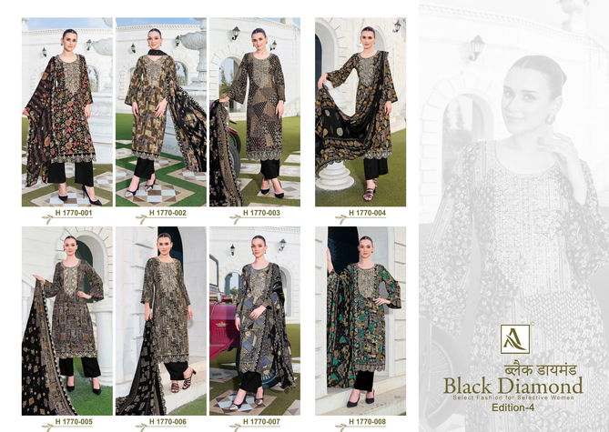 Black Diamond 4 By Alok Suit Rayon Printed Dress Material Orders In India