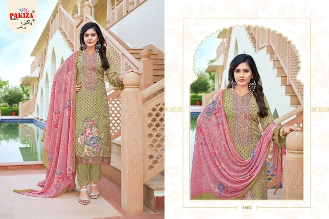 Arwah Vol 46 By Pakiza Royal Crepe Dress Material Orders In India