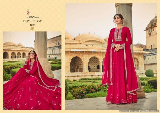 Eba Prime Rose 2 Exclusive Georgette Heavy Embroidery Wedding Wear Gown Style Salwar Kameez Collection
