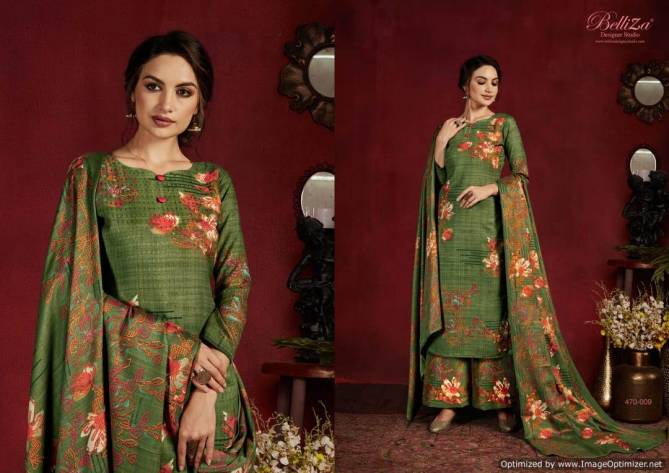 Belliza Nazakat Latest Daily Wear Printed Pure Pashmina Dress Material Collection 
