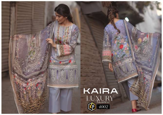 Keval Kaira Luxury 4 Latest Fancy Designer Casual Regular Wear Printed Karachi Cotton Dress Material Collection