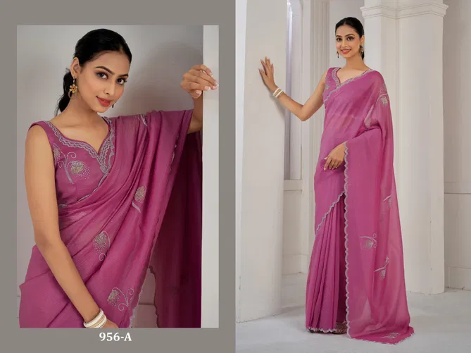 Mehek 956 A To F Designer Party Wear Sarees Wholesale In India