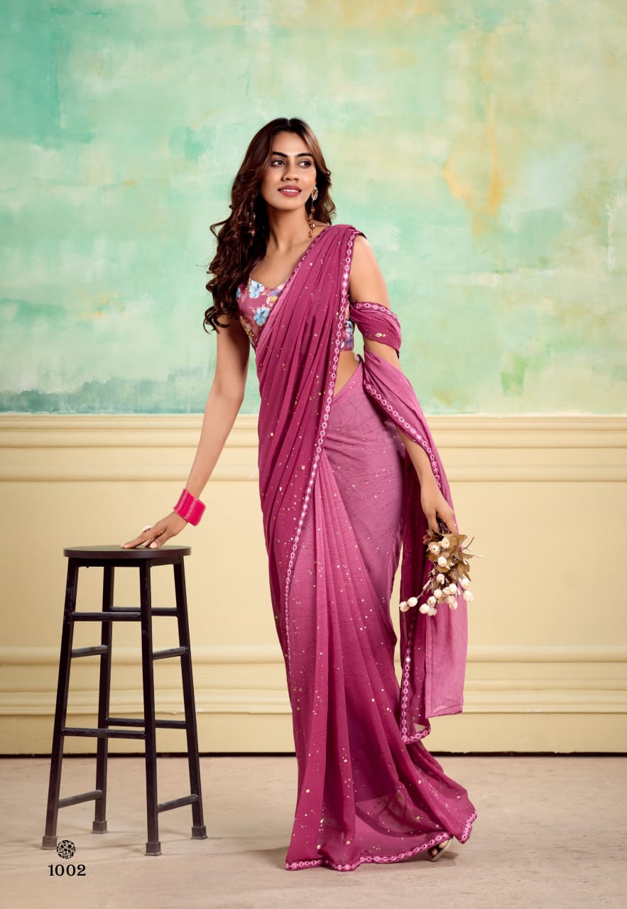 Nairobi By Stavan Weightless Fancy Saree Wholesale