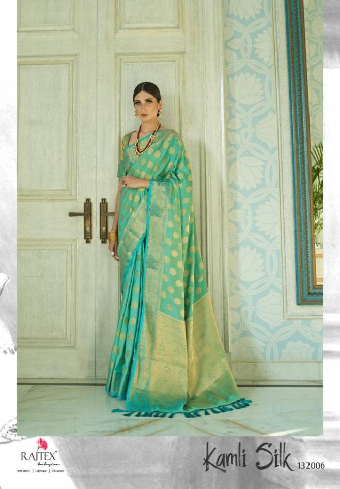 Rajtex Kamli Silk Latest Designer Collection Fancy Wedding Wear Heavy Silk Sarees