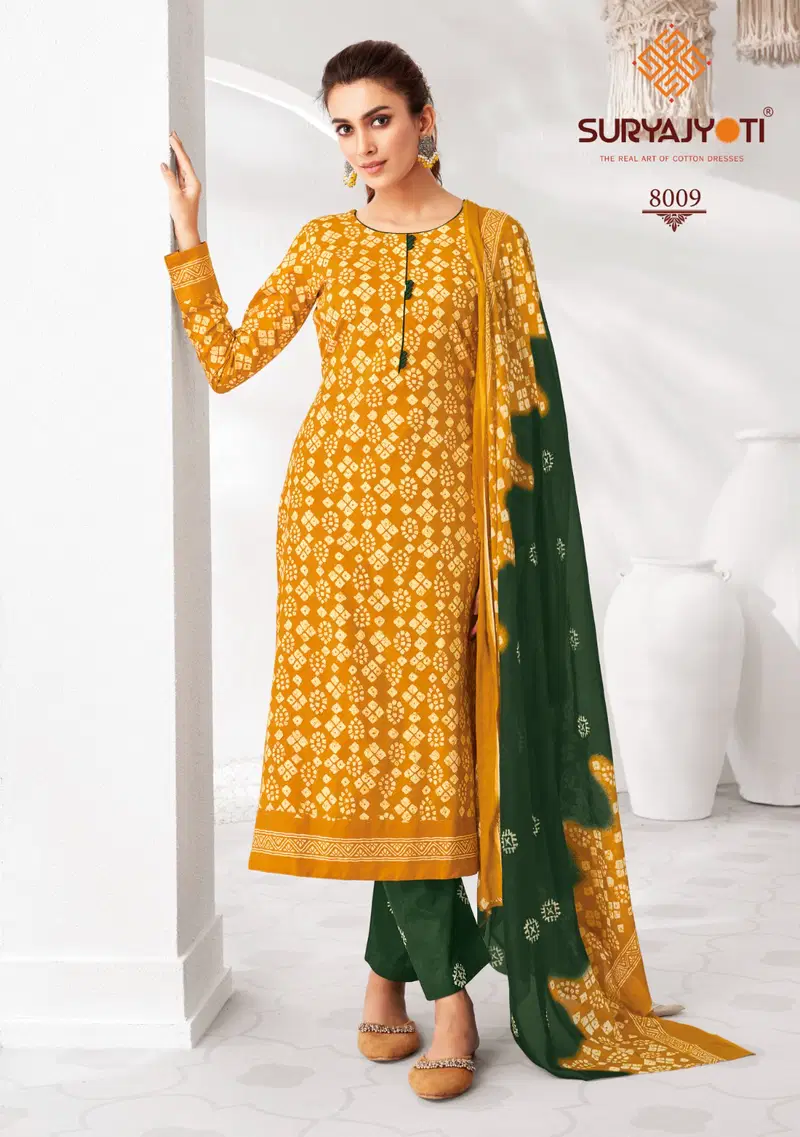 Pehnava Vol 8 By Suryajyoti Printed Cotton Readymade Suits Suppliers In India