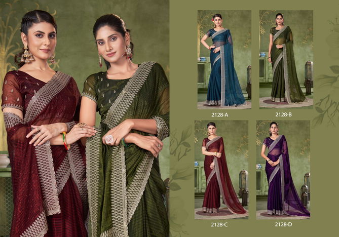 Jayshree 2128 A To D Shimmer Lining Designer Saree Wholesalers In Delhi