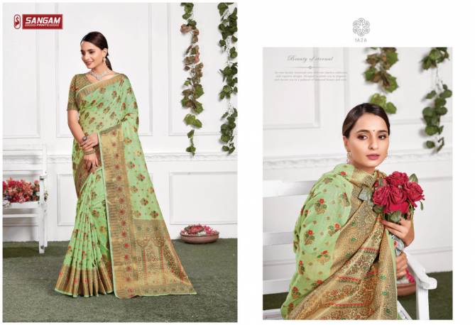 Sangam Chitrakoot New Exclusive Wear Cotton Fancy Designer Saree Collection
