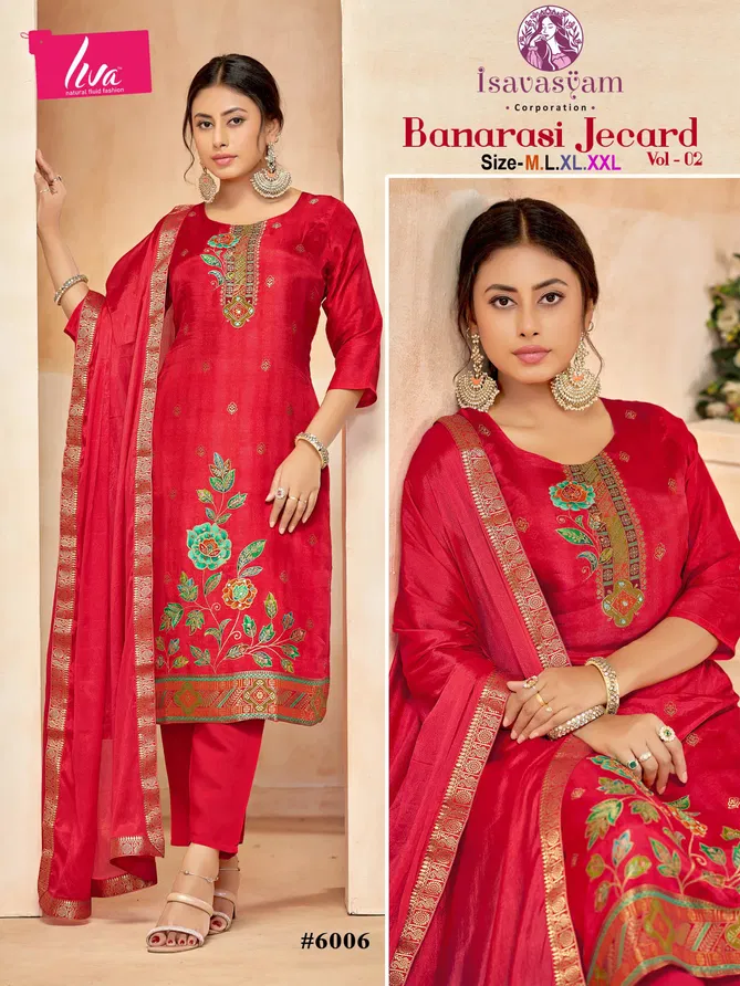 Banarasi Jecard Vol 2 By Isavasyam Designer Readymade Suits Orders In India