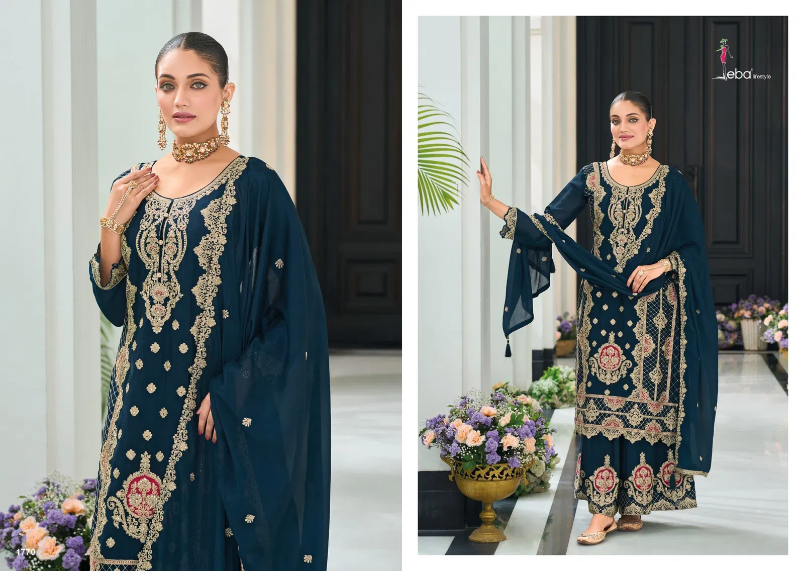  Zulfat by Eba Chinon Embroidered Ready Made Suits for Eid