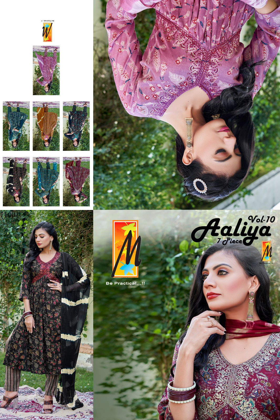 Aaliya Vol 10 Alia Cut Kurti With Bottom Dupatta Catalog