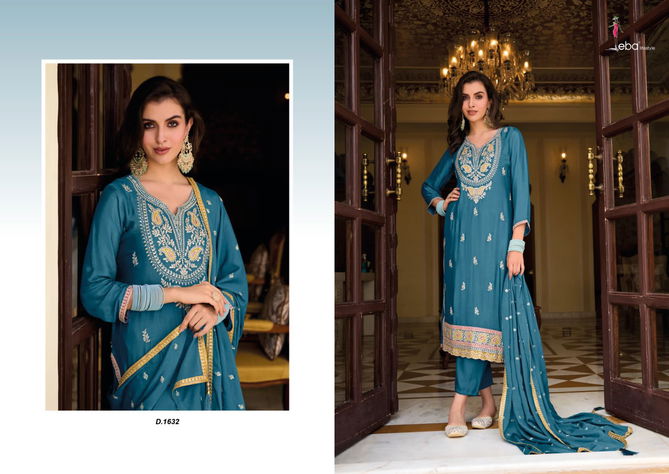 Ayat By Eba Chinon Heavy Embroidery Designer Salwar Suits