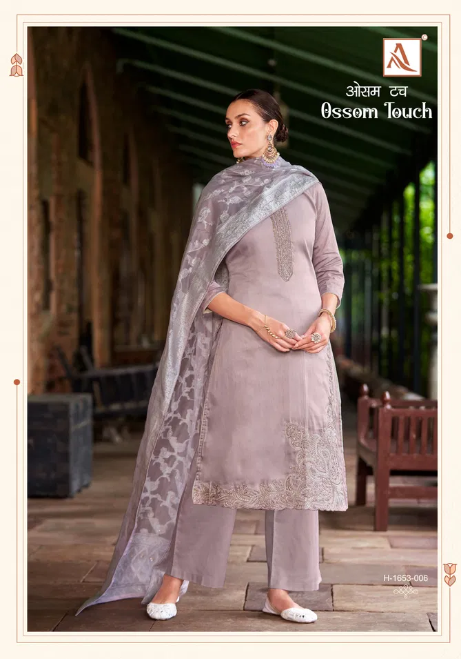 Ossom Touch By Alok Suit Jam Cotton Dress Material Suppliers In India