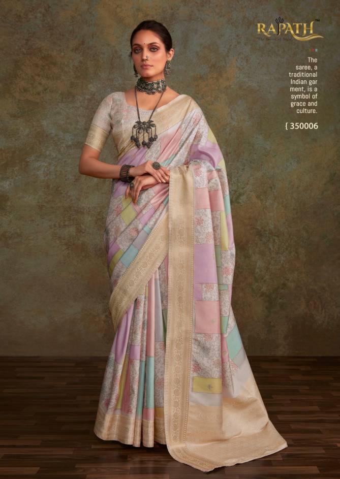 Shrinika Edition 350000 Series By Rajpath Summer Wear Soft Silk Saree Surat Wholesale Market