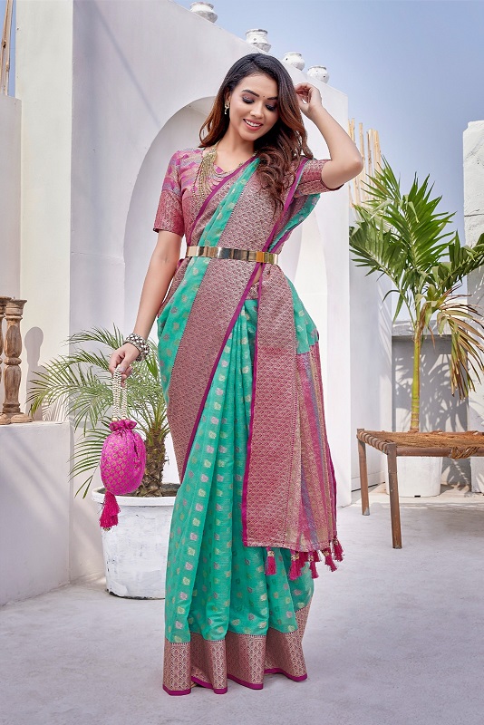 Meera 195 Banarasi Silk Designer Saree Catalog