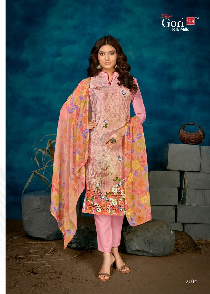 Gori Good News Vol 2 Exclusive Heavy Digital Printed Work Cotton Dress Material Collection 