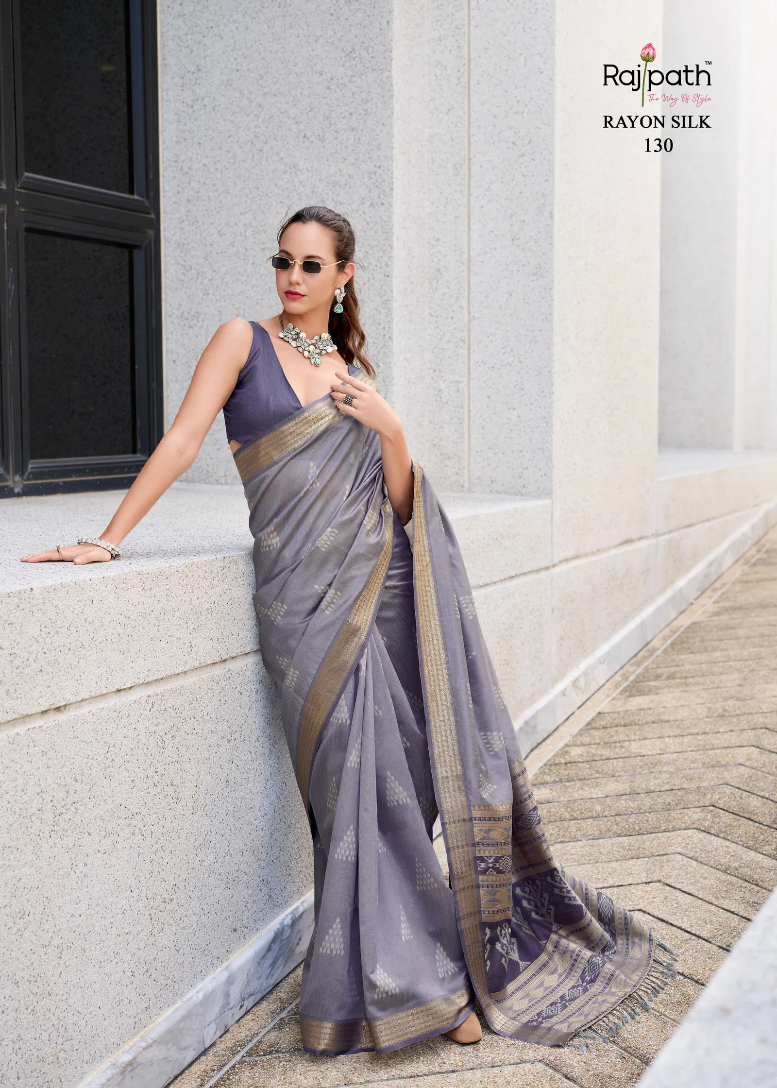 Egypt By Rajpath Rayon Silk Saree Exporters In India