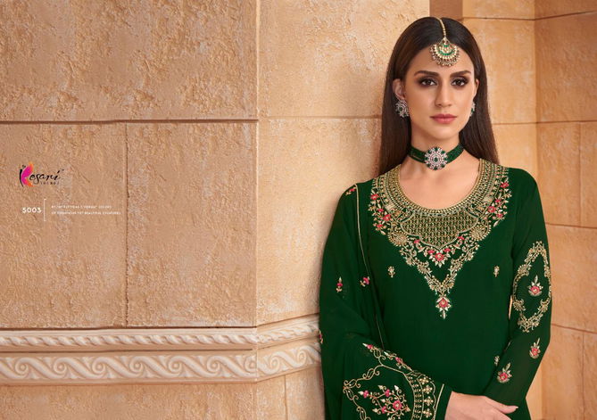 Kesari Hayat 1 Festive Wear Georgette Embroidery Diamond Work  Designer Salwar Kameez Collection
