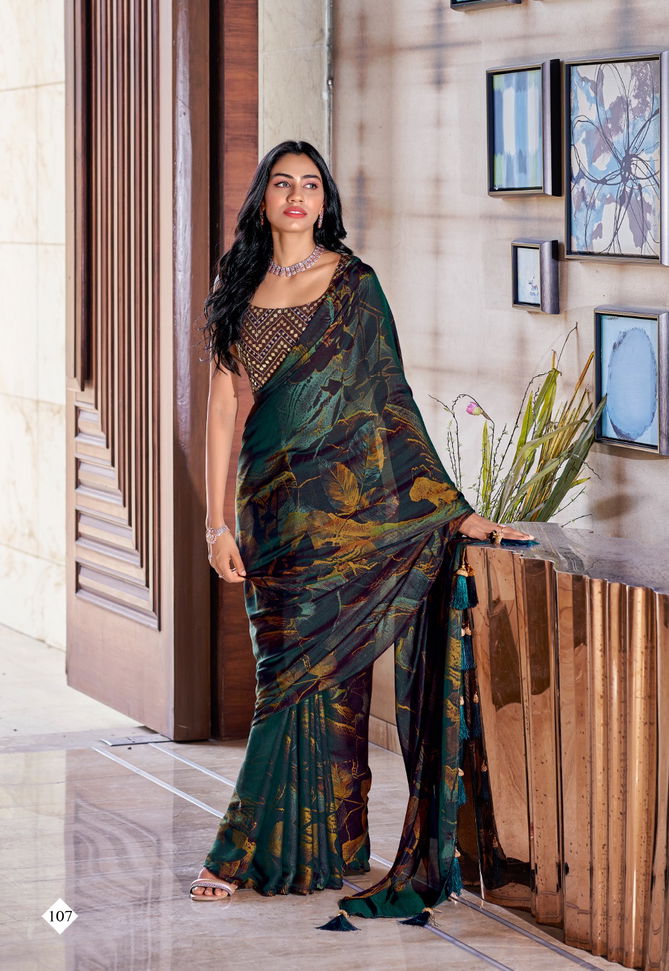 Shannon By Stavan Velvet Saree Catalog