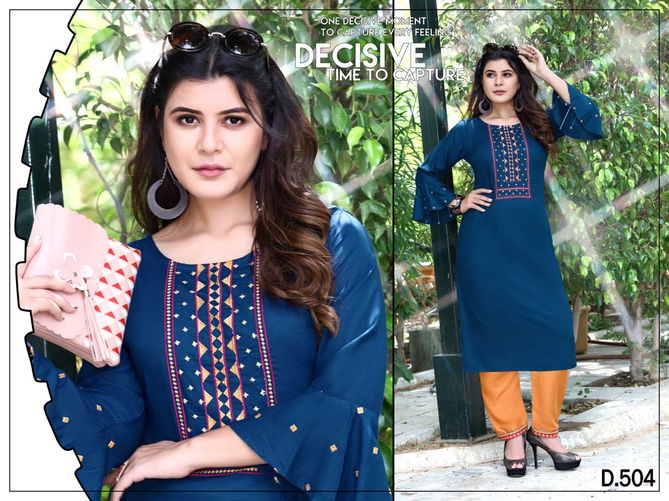 Trisha Ethnic Wear Latest Fancy Kurti With Bottom Collection
