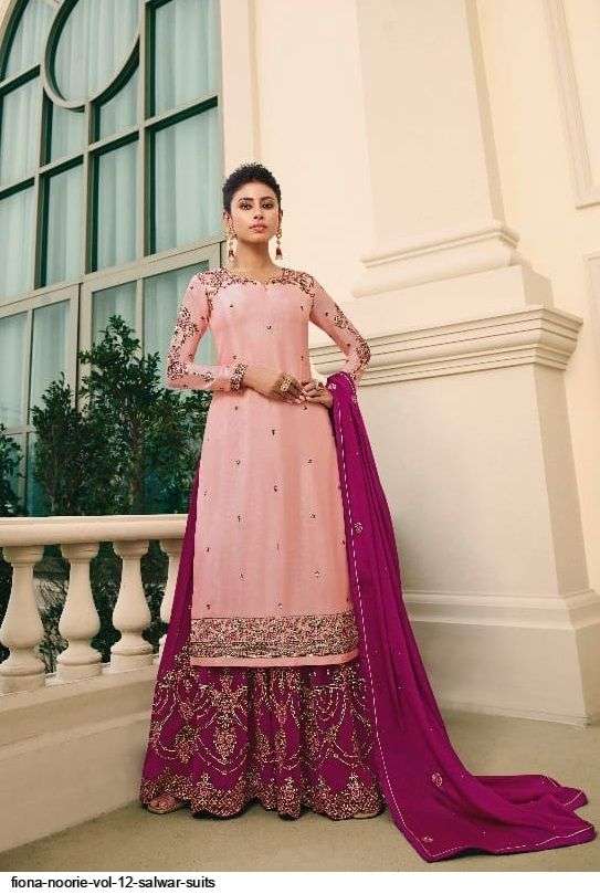 Fiona Noorie 12 Latest Heavy Embroidery Wedding Wear Designer Salwar Suit Collection 