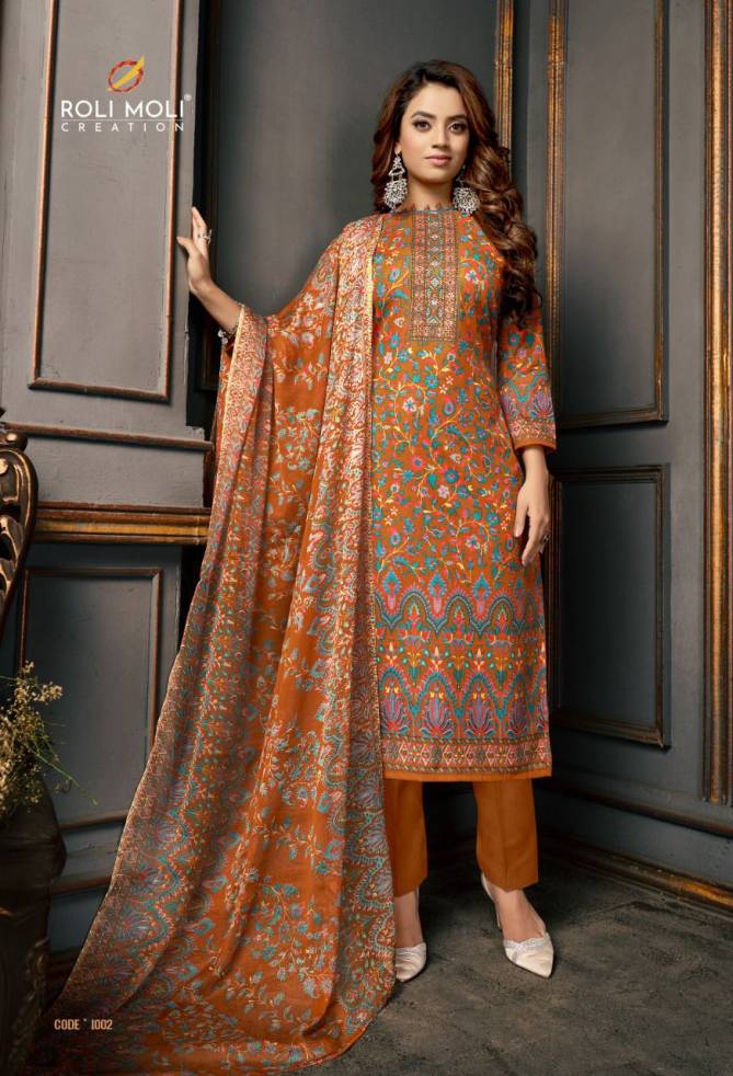 Roli Moli Mallika 10 New Latest Ethnic Wear Fancy Designer Dress Material Collection