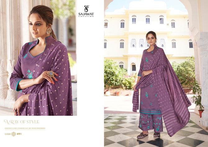 SAJAWAT  ROOHI VOL -02 Latest Heavy Designer Festive Wear Fancy Pyor Modal Viscose Heavy Work Salwar Suit Collection