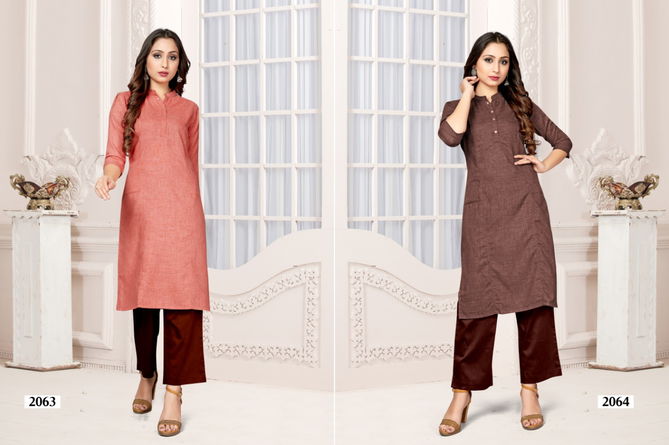 NEHA NIYA NX Latest Designer Pure Soft Cotton Regular Casual Wear Kurtis With Bottom Collection