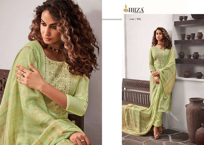 Ibiza Etalica Designer Fancy Casual Wear Dress Material Collection
