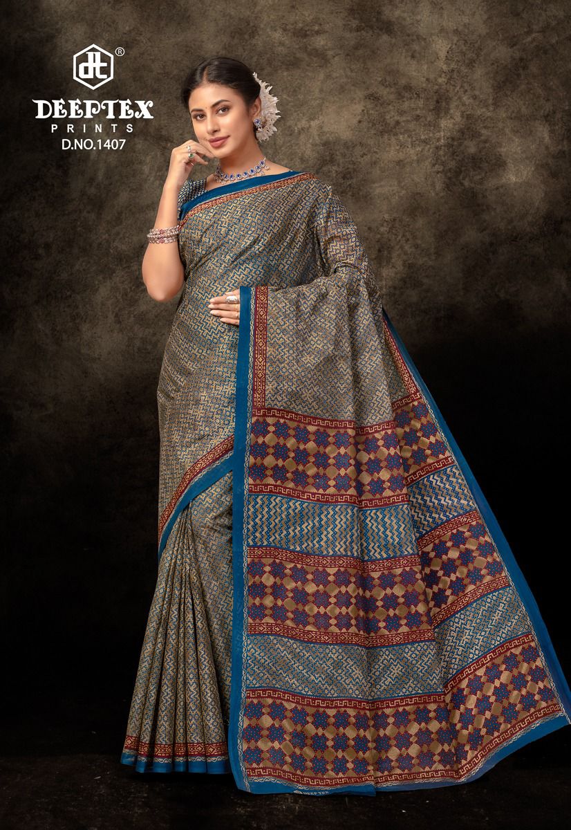 Prime Time Vol 14 By Deeptex Daily Wear Cotton Saree Online Wholesale