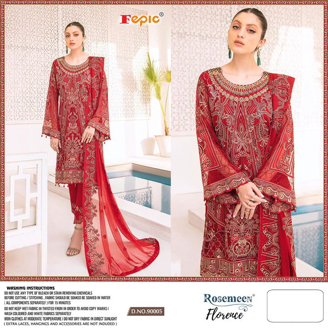 Fepic Rosemeen Florence Fancy Festive Wear Faux Georgette Pakistani Salwar Suits Collection