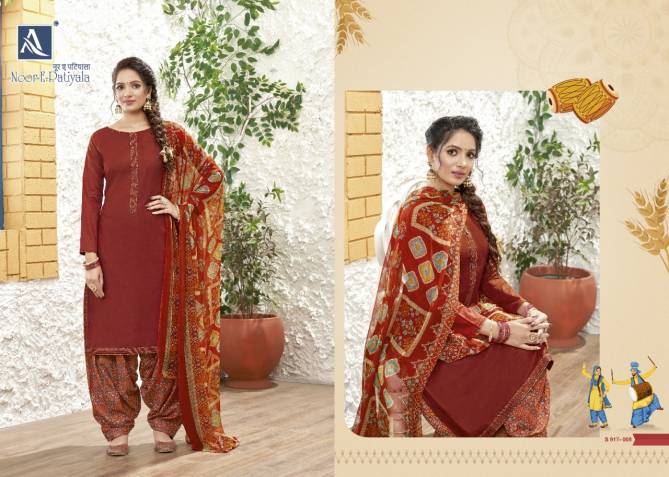 Alok Noor E Patiyala 16 Fancy Casual Wear Punjabi Patiala Dress Material Collection