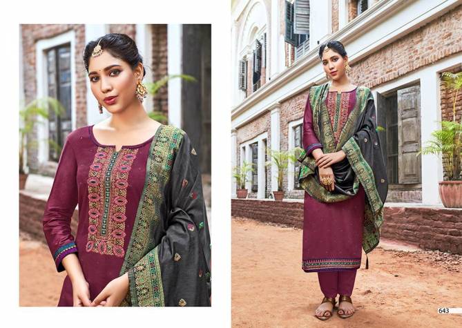Triple Aaa Kismat Laest Fancy Designer Festive Wear  Jaam Silk Embroidery With Swarovski Dimond Work Fancy Dress Material Collection