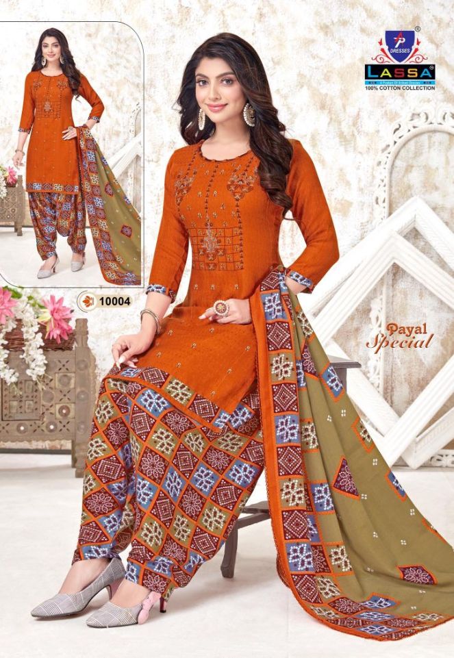 Arihant Lassa Payal Special 10 Cotton Printed Regular Wear Dress Material Collection